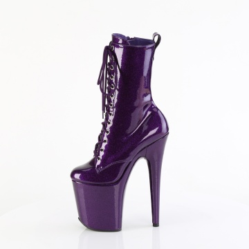 Pleaser FLAMINGO-1040GP Purple Glitter Pat/M