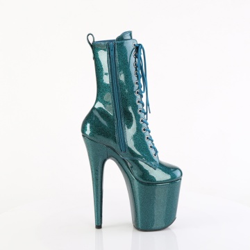 Pleaser FLAMINGO-1040GP Teal Glitter Pat/M