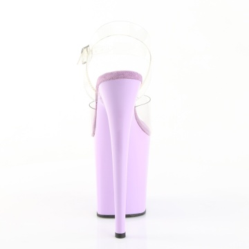 Pleaser FLAMINGO-808 Clr/Lavender