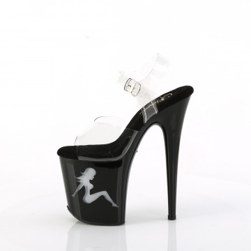 Pleaser FLAMINGO-808NLTG Clr/Blk-Multi