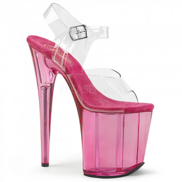 Pleaser FLAMINGO-808T Clr/Pink Tinted
