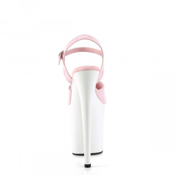 Pleaser FLAMINGO-809 B. Pink Pat/Wht