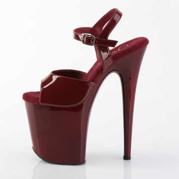 Pleaser FLAMINGO-809 Burgundy Pat/Burgundy
