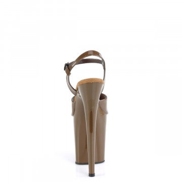 Pleaser FLAMINGO-809 Mocha Pat/Mocha
