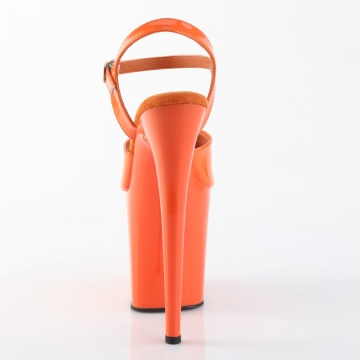 Pleaser FLAMINGO-809 Orange Pat/Orange