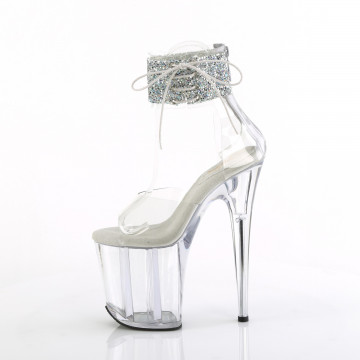 Pleaser FLAMINGO-824RS-02 Clr-Slv AB RS/Clr