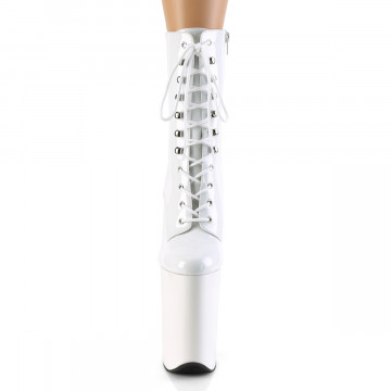 Pleaser INFINITY-1020 Wht Pat/Wht