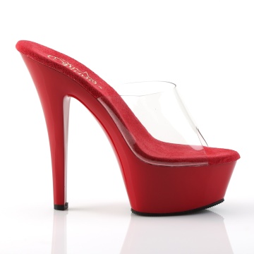 Pleaser KISS-201 Clr/Red
