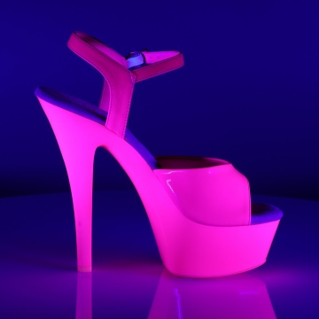 Pleaser KISS-209UV Neon H. Pink/H. Pink