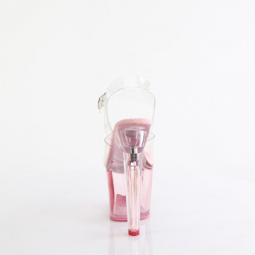 Pleaser LOVESICK-708T Clr/B. Pink Tinted