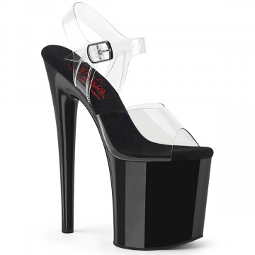 Pleaser NAUGHTY-808 Clr/Blk