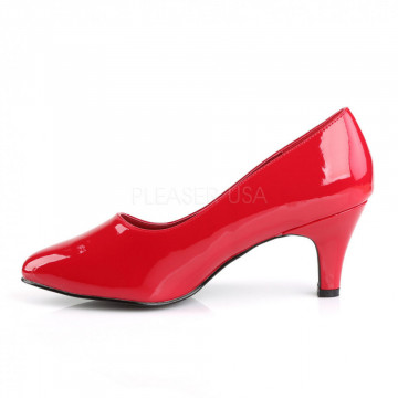 Pleaser Pink Label DIVINE-420 Red Pat