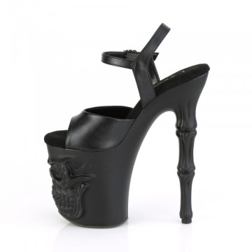 Pleaser RAPTURE-809 Blk Faux Leather/Blk Matte 5us 35eu