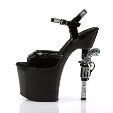 Pleaser REVOLVER-709 Blk/Blk