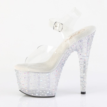 Pleaser STARDANCE-708 Clr/Clr-Slv Multi RS