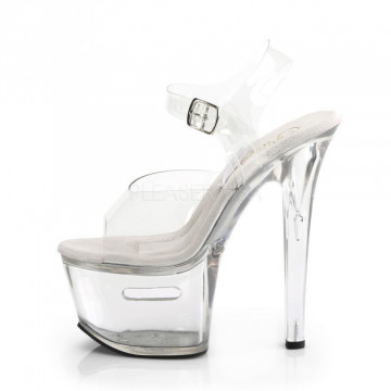 Pleaser TIPJAR-708-2 Clr/Clr
