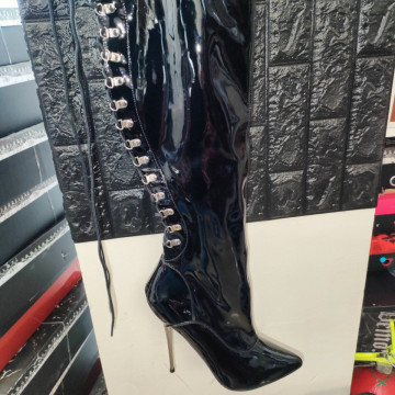 Stivale UNICO Dagger 3063 numero 14us 44eu Devious Nero lucido - Img 4