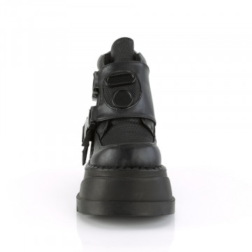 Stivletti Demonia Cult STOMP-15 Blk Vegan Leather - 39eu 9us -