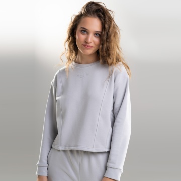 SUPREME JERSEY LOGO SWEATER LIGHT GREY Paradise Chick