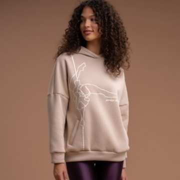 felpa pole dance hoodie donna