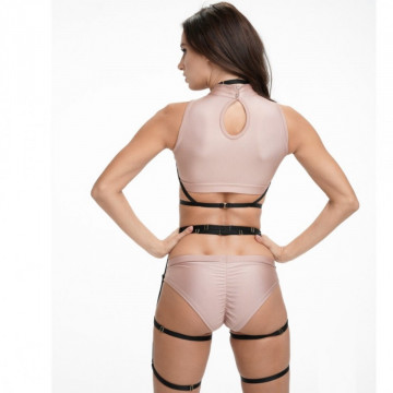 reggiseno short e garter pole danza