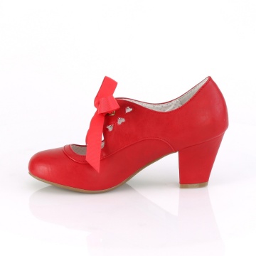calzature donna pin up couture rossa