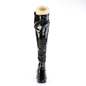 Stivali stretch Demonia Cult CAMEL-300 pat