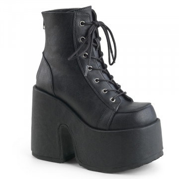 Demonia Cult CAMEL-203 Blk Vegan Leather