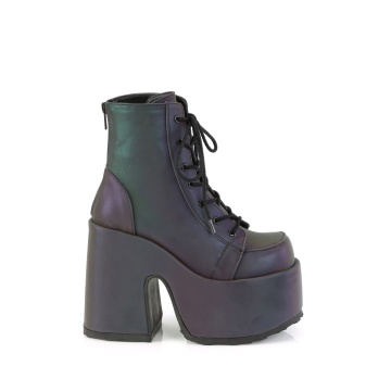 Demonia Cult CAMEL-203 Green Multi Reflective