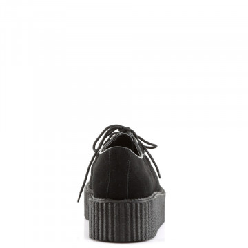 scarpe camoscio nero demonia