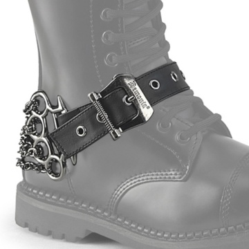 Demonia Cult DA-515 Blk Faux Leather