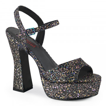 Demonia Cult DOLLY-09 Blk Multi Glitter