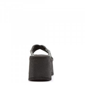 Demonia Cult FUNN-29 Blk Vegan Leather