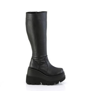 Demonia Cult SHAKER-100WC Blk Vegan Leather
