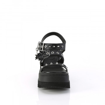 Sandali Demonia Cult SHAKER-13 Blk Vegan Leather