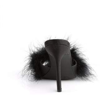 Fabulicious CLASSIQUE-01F Blk Pu-Fur