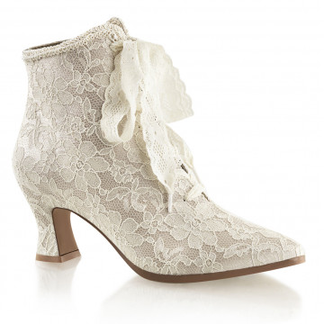 Fabulicious VICTORIAN-30 Champaign Satin-Lace