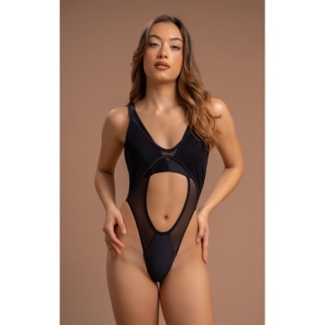 GIGI ACTIVE BODYSUIT BLACK