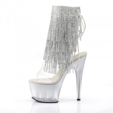 Pleaser ADORE-1017RSFT Clr-Slv/Slv