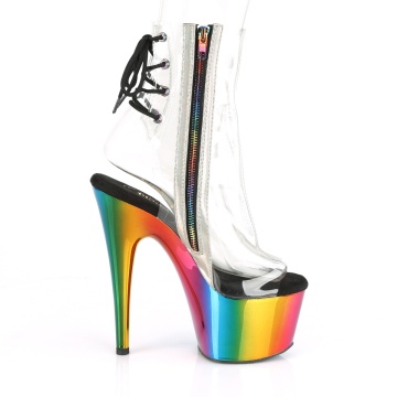 Pleaser ADORE-1018RC Clr/Rainbow Chrome