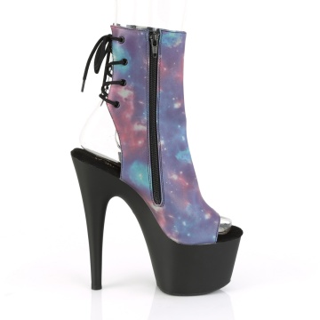 Pleaser ADORE-1018REFL Purple-Blue Reflective/Blk Matte