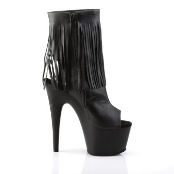 Pleaser ADORE-1019 Blk Faux Leather/Blk Matte