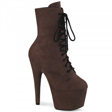 Pleaser ADORE-1020FS Mocha Faux Suede/Mocha Faux Suede