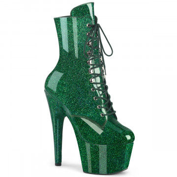 Pleaser ADORE-1020GP Emerald Green Glitter Pat/M