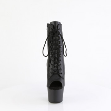Pleaser ADORE-1021 Blk Leather/Blk Matte