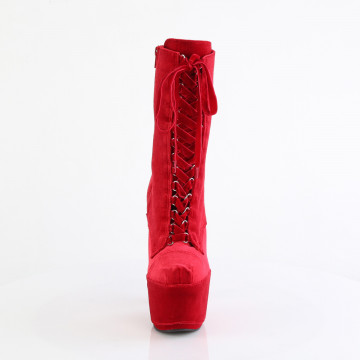 Pleaser ADORE-1045VEL Red Velvet/Red Velvet