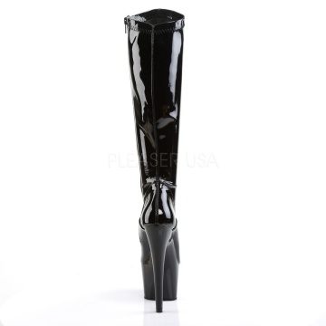 Pleaser ADORE-2000 Blk Str Pat/Blk subito numero 38 eu.