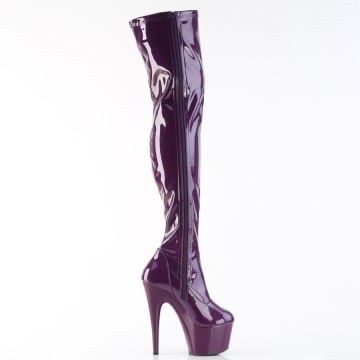 Pleaser ADORE-3000 Purple Str. Pat/Purple