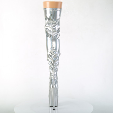 Pleaser ADORE-3000HWR Slv Str. Holo/Slv Holo