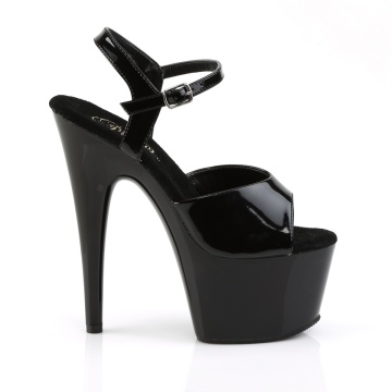 Pleaser ADORE-709 Blk Pat/Blk